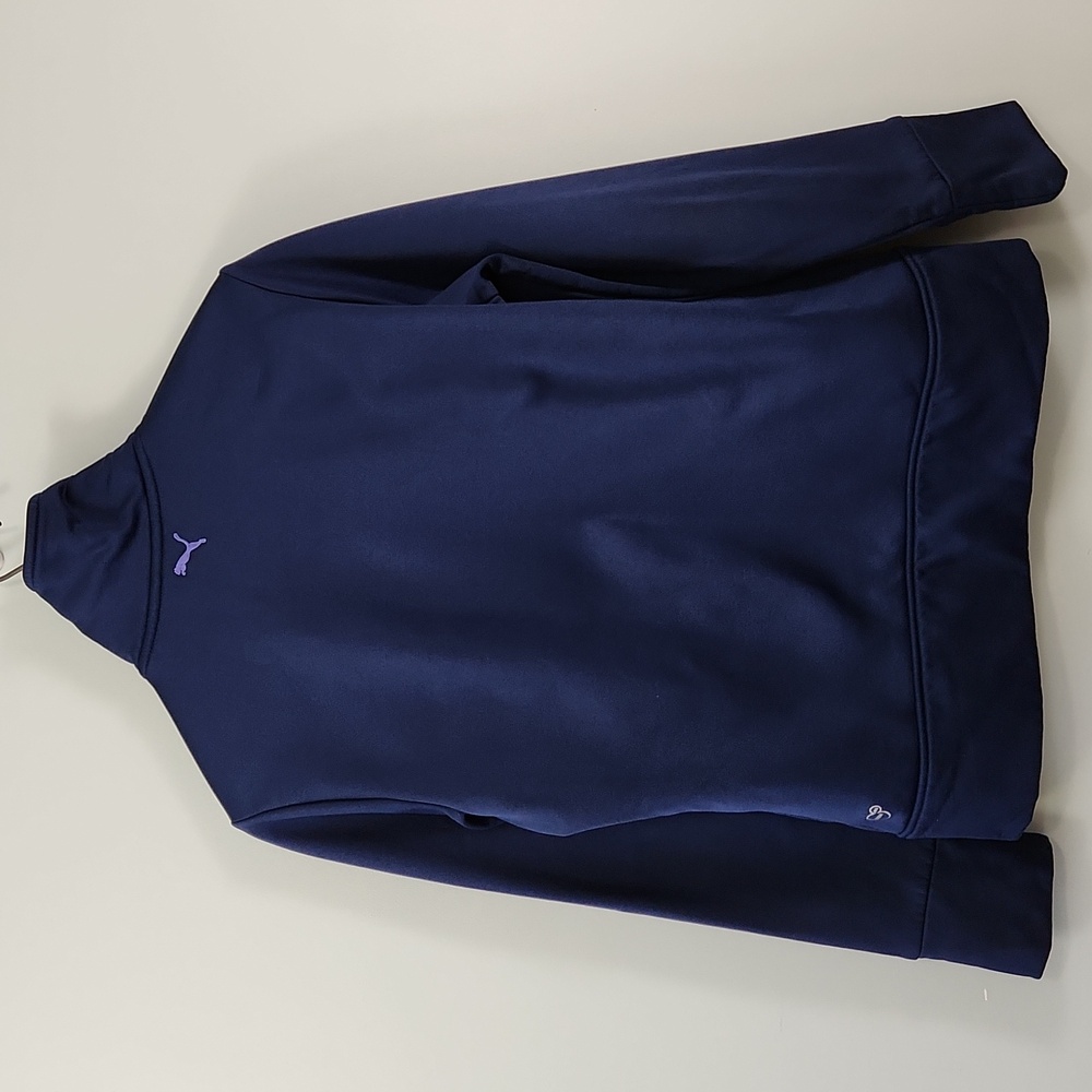 PUMA Women's Navy Full Zip Track Jacket - Picture 2 of 14
